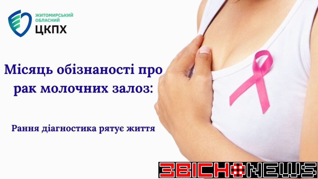 МІСЯЦЬ ОБІЗНАНОСТІ ПРО РАК МОЛОЧНИХ ЗАЛОЗ